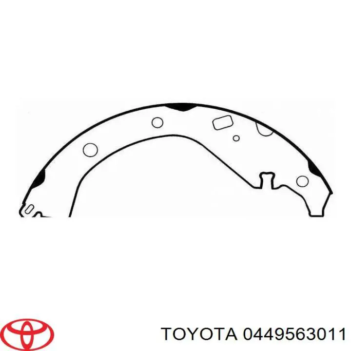Тормоза рабочие задние ножные и тормозные барабаны Toyota 0449563011 цена, от 44.53 USD