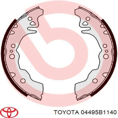 Тормоза рабочие задние ножные и тормозные барабаны Toyota 04495B1140 цена, от 24.23 USD