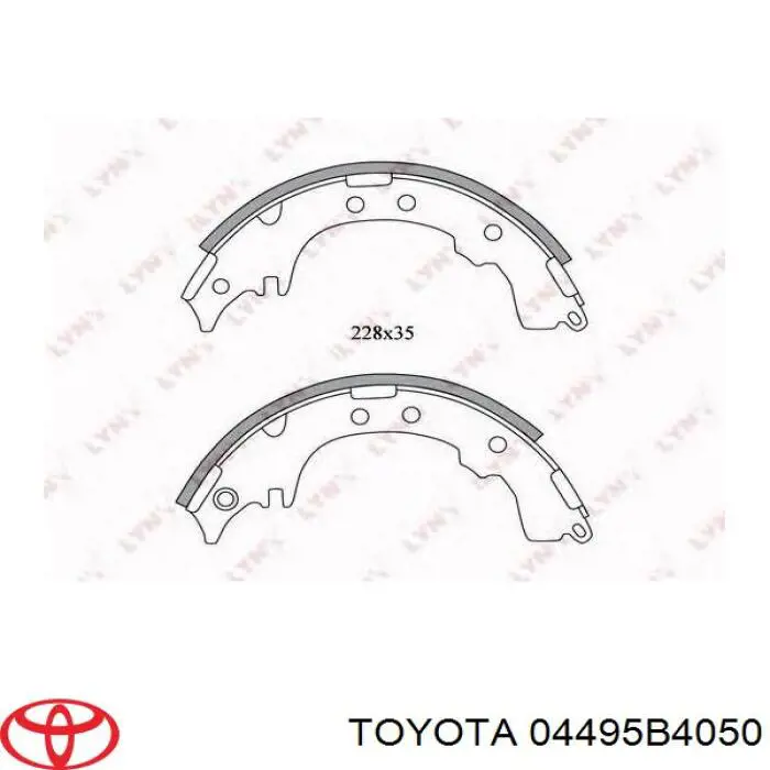Тормоза рабочие задние ножные и тормозные барабаны Toyota 04495B4050 цена, от 30.41 USD