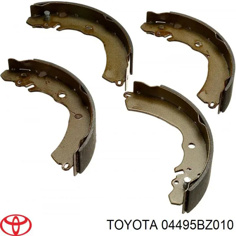 Задние барабанные колодки 04495BZ011 Toyota