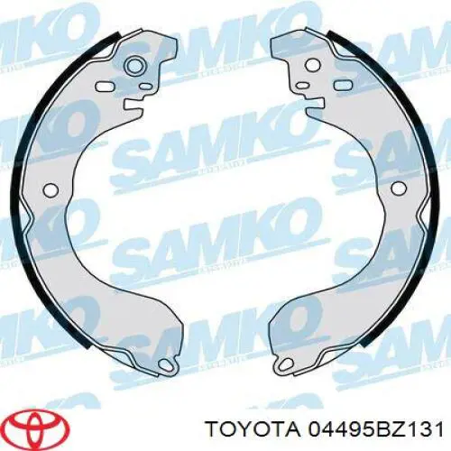 Задние барабанные колодки 04495BZ131 Toyota