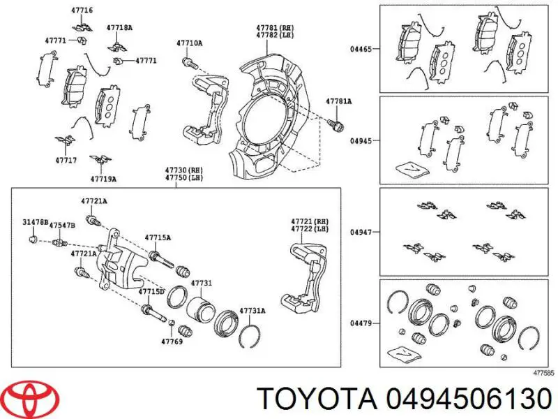 0494506130 Toyota 