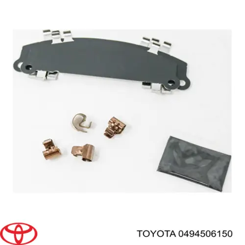 Chapa anti-ruído de fixação do freio de sapata dianteira para Toyota Camry (V40)