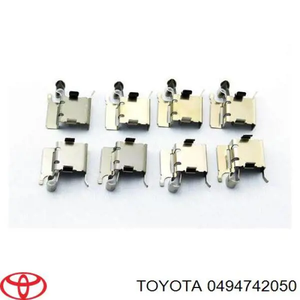 Conjunto De Muelles Almohadilla Discos Delanteros 0494742050 Toyota