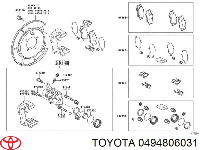 0494806031 Toyota 