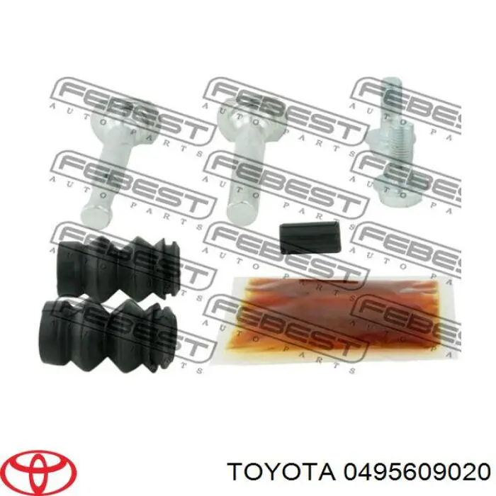 Juego de reparación, pinza de freno trasero 0495609020 Toyota