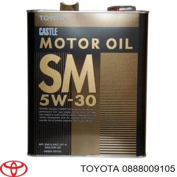 Моторное масло Toyota SM 5W-30 Полусинтетическое 4л (0888009105)