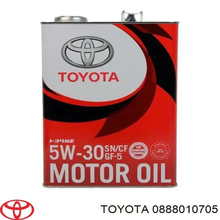 Моторное масло Toyota SN 5W-30 Синтетическое 4л (0888010705)