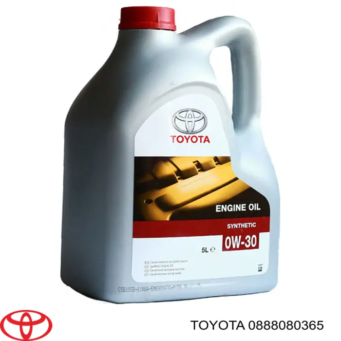 Моторное масло Toyota ENGINE OIL 0W-30 Синтетическое 5л (0888080365)