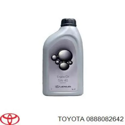Моторное масло Toyota LEXUS 5W-40 Синтетическое 1л (0888082642)