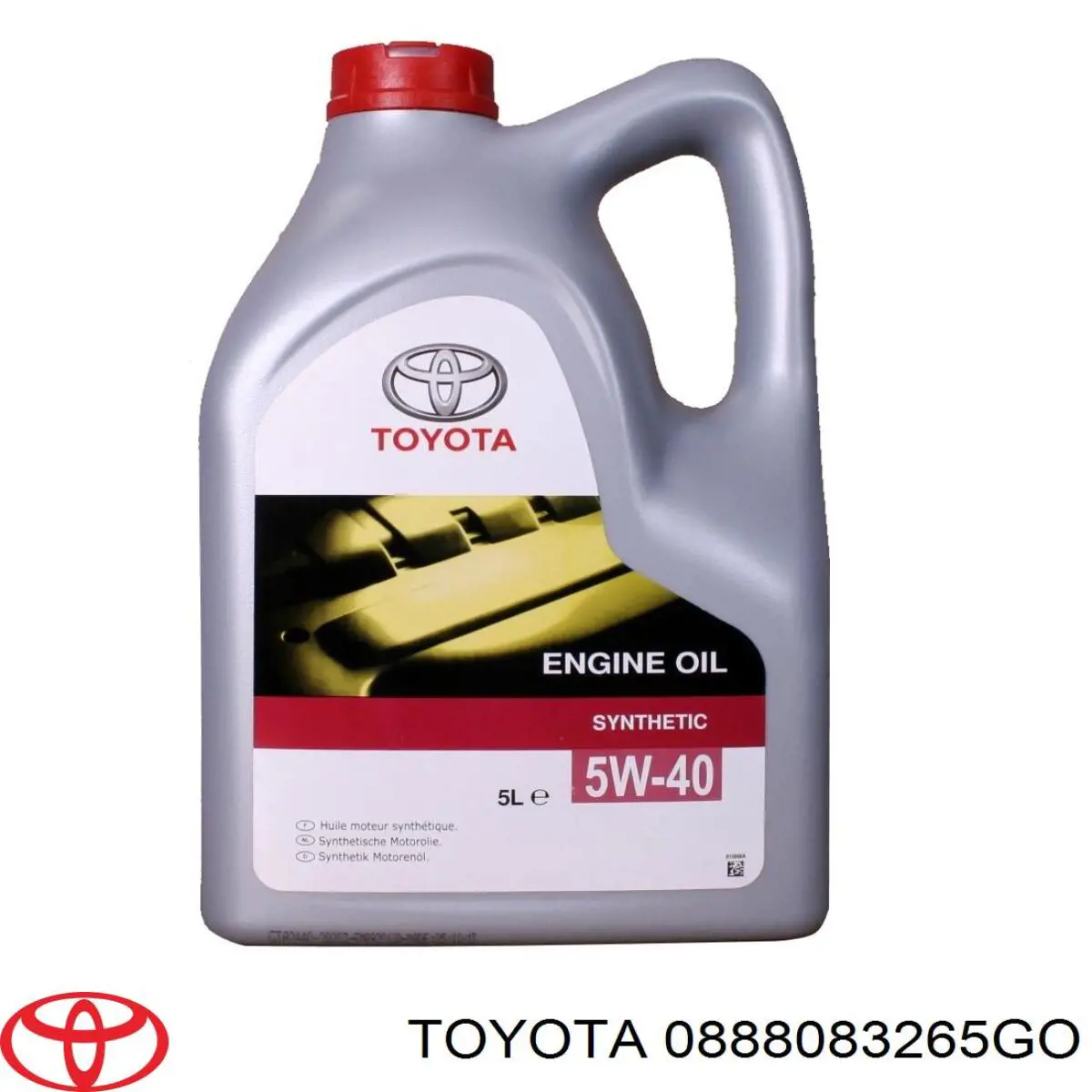 Моторное масло Toyota SN 0W-20 Синтетическое 5л (0888083265GO)