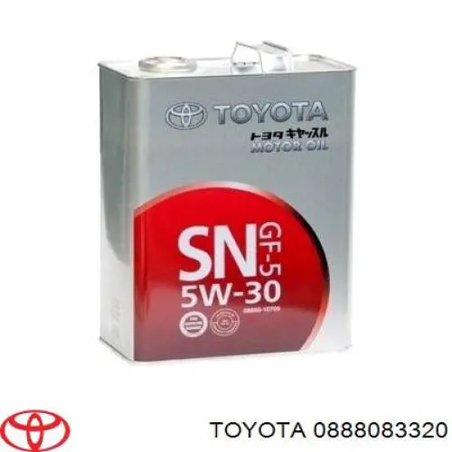Моторное масло Toyota Motor Oil 10W-30 Минеральное 4л (0888083320)