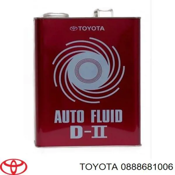 Масло трансмиссионное Toyota ATF D-II 1 л (0888681006)