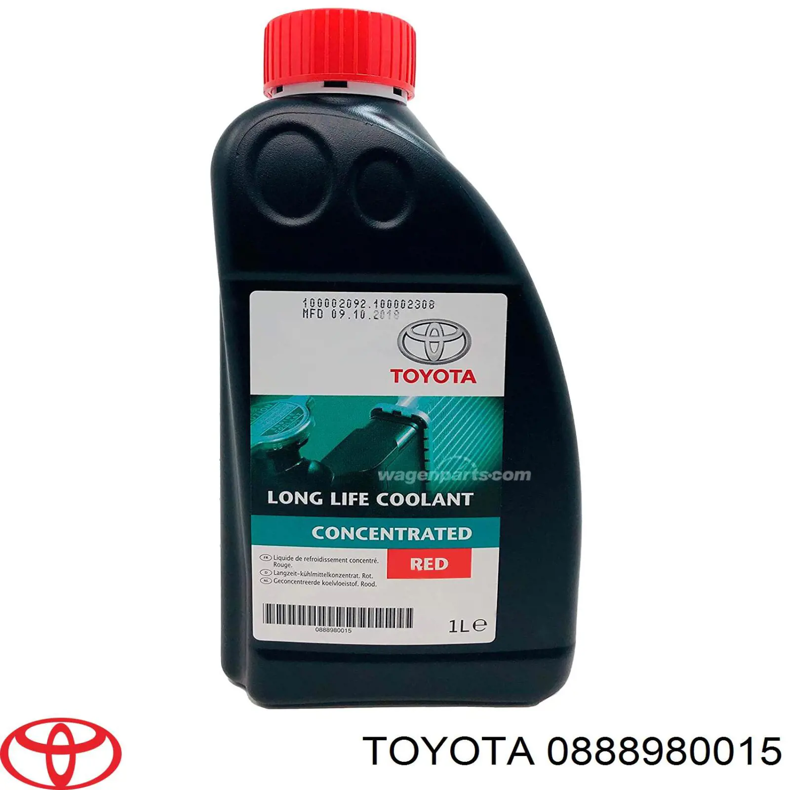 Антифриз Toyota Long Life Coolant Красный 1л (0888980015)