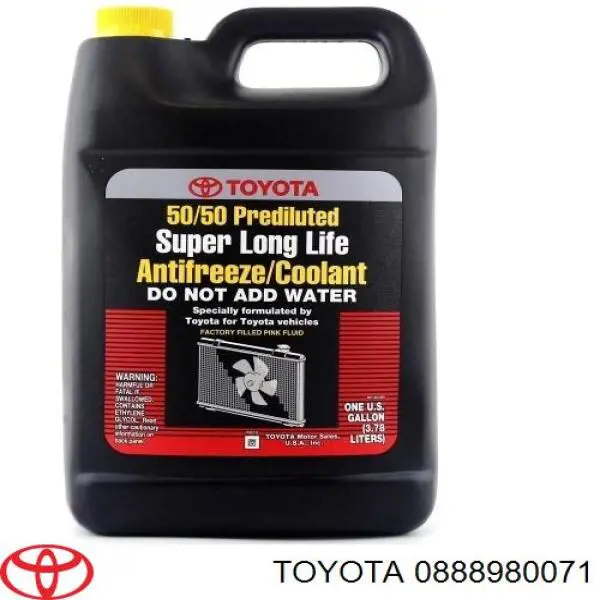 0888980071 TOYOTA Liquido refrigerante original y equivalente