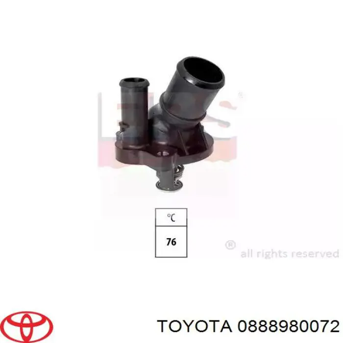 0888980072 TOYOTA Liquido refrigerante original y equivalente