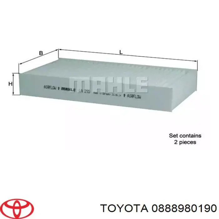 Охлаждающая жидкость Toyota 0888980190