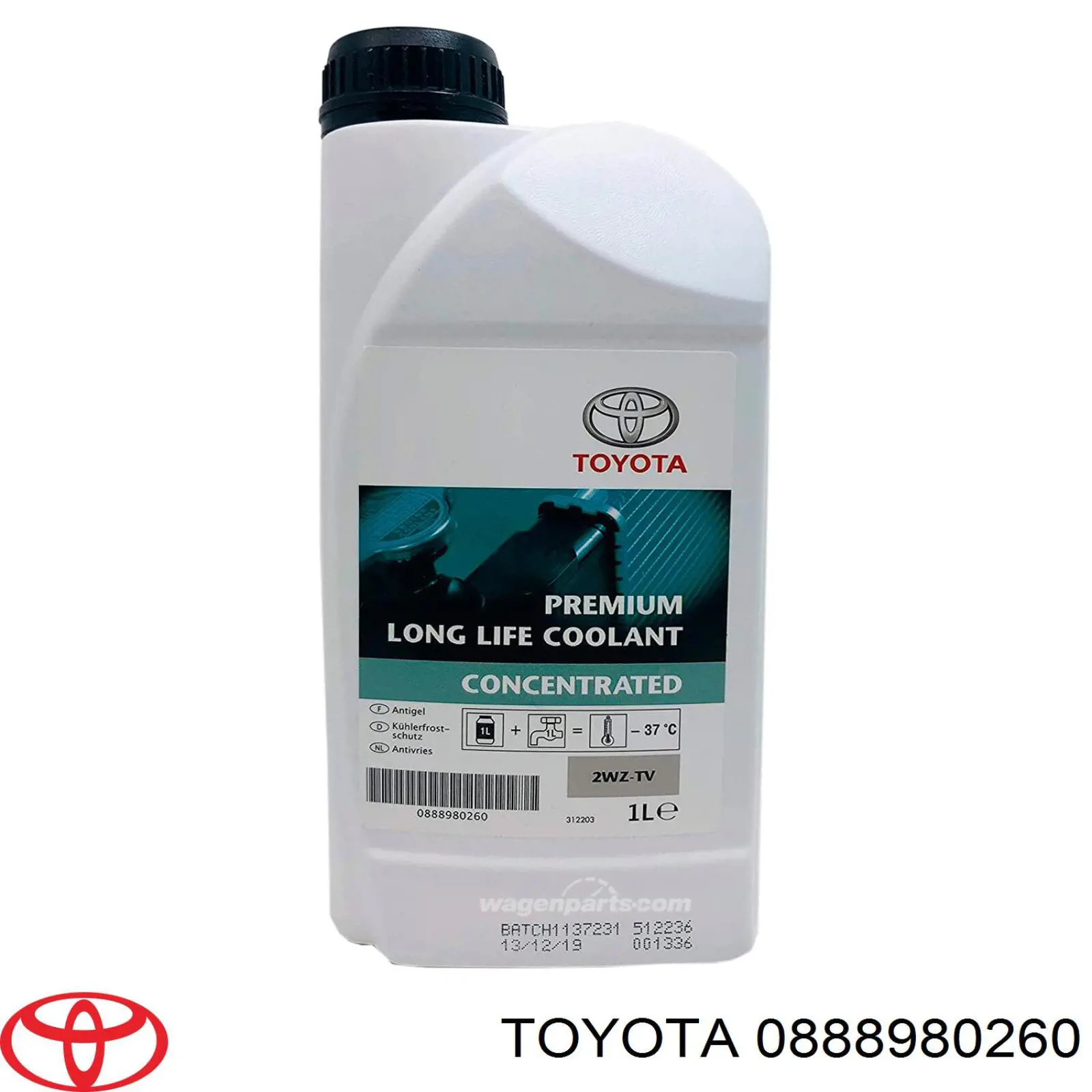 Охлаждающая жидкость Toyota 0888980260