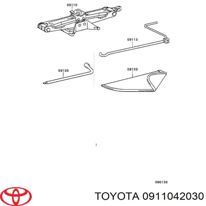 0911042030 Toyota 