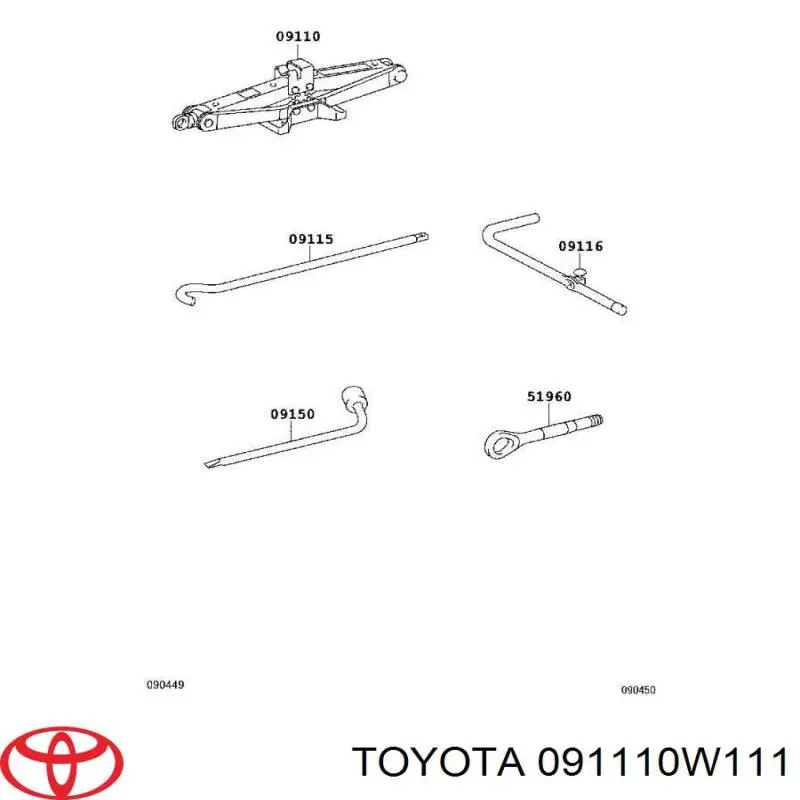  Toyota 091110W111 цена, от 24.66 USD