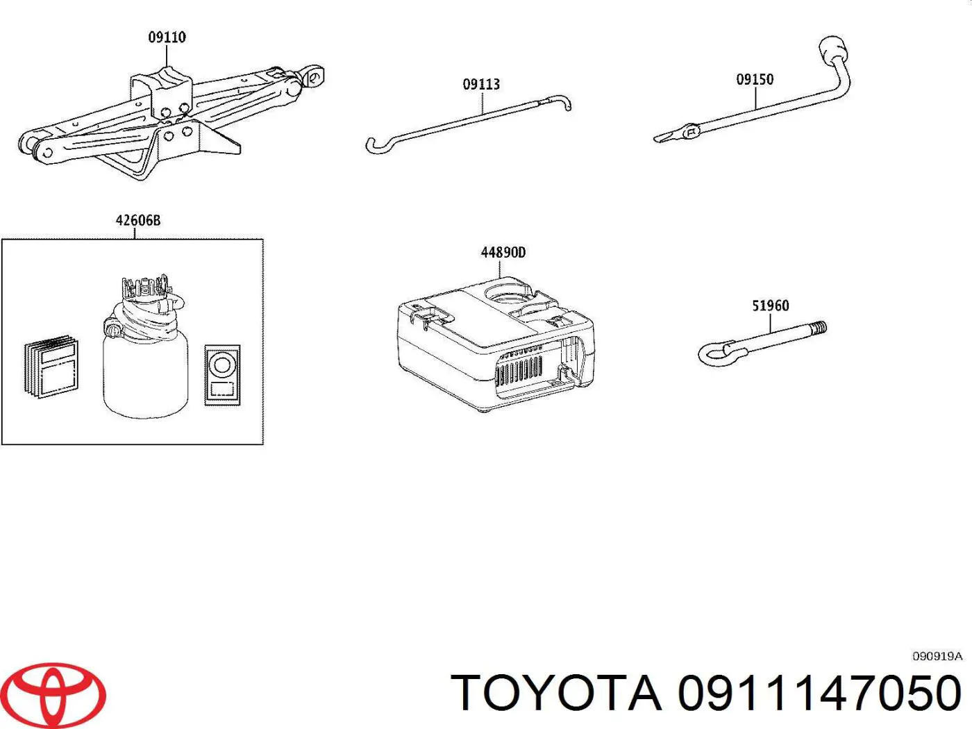 0911147050 Toyota 