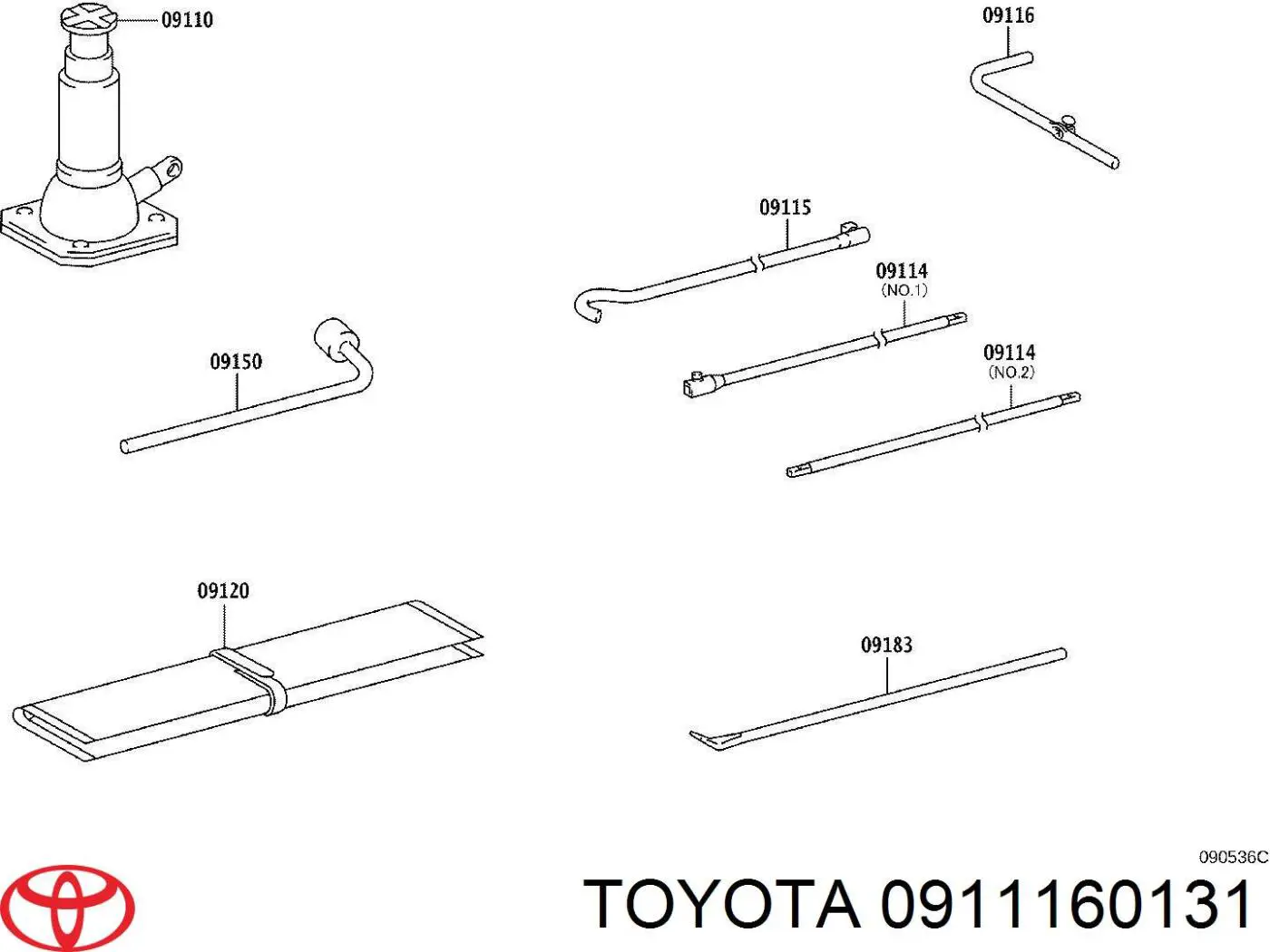  0911160131 Toyota