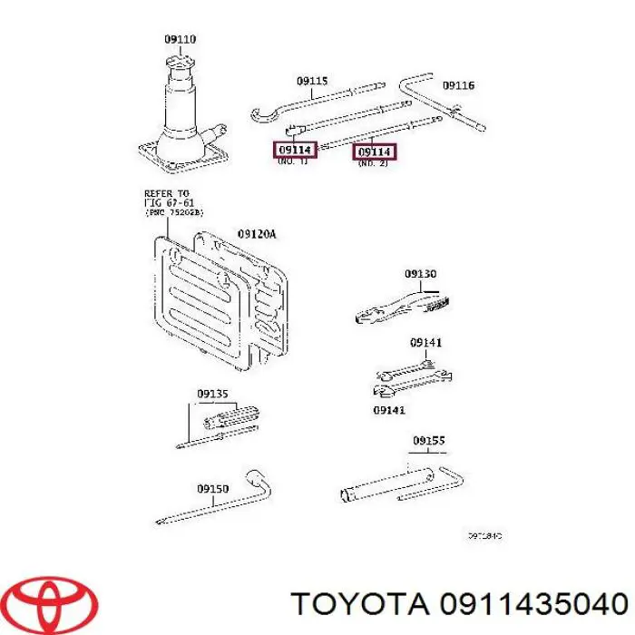  0911435040 Toyota