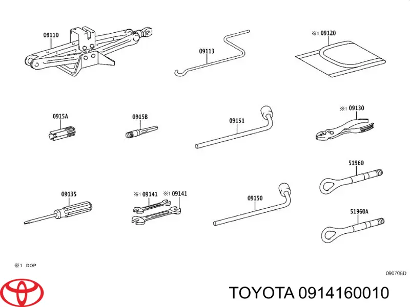 914160010 Toyota 