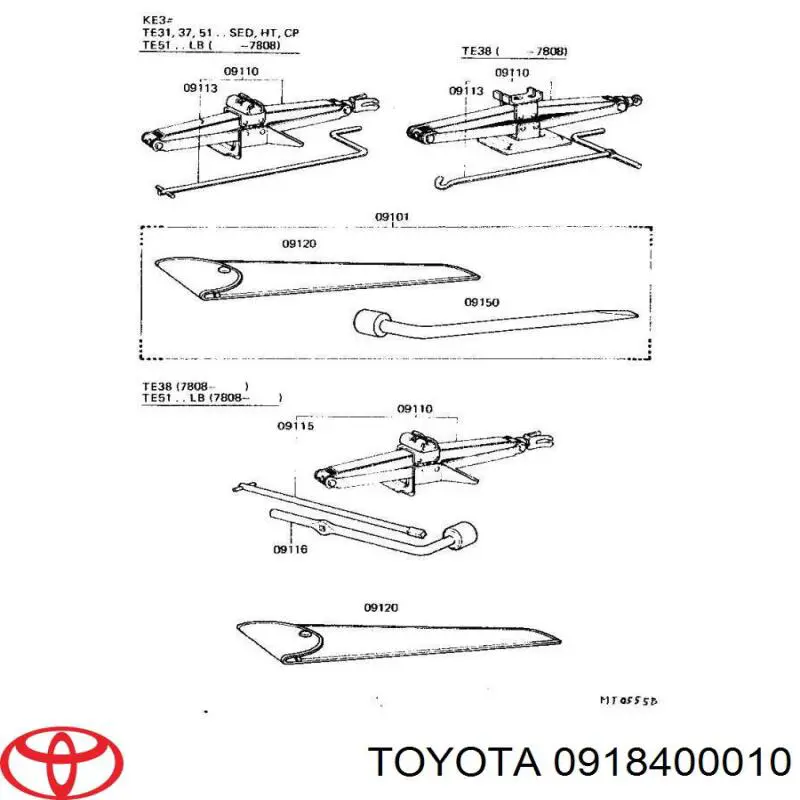Крышка люка запасного колеса Toyota 0918400010 цена, от 38.01 USD