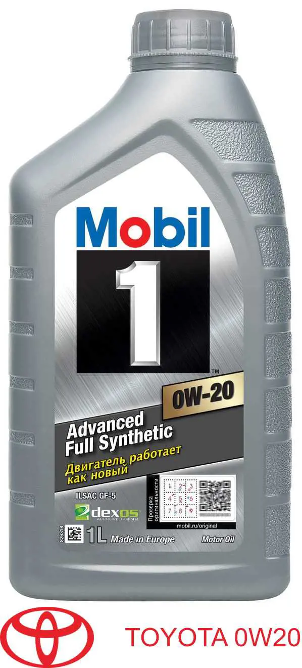 0W20 Toyota Масло двигателя