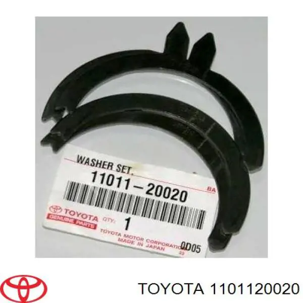 1101120020 Toyota semianel de suporte (de carreira de cambota, STD, kit)