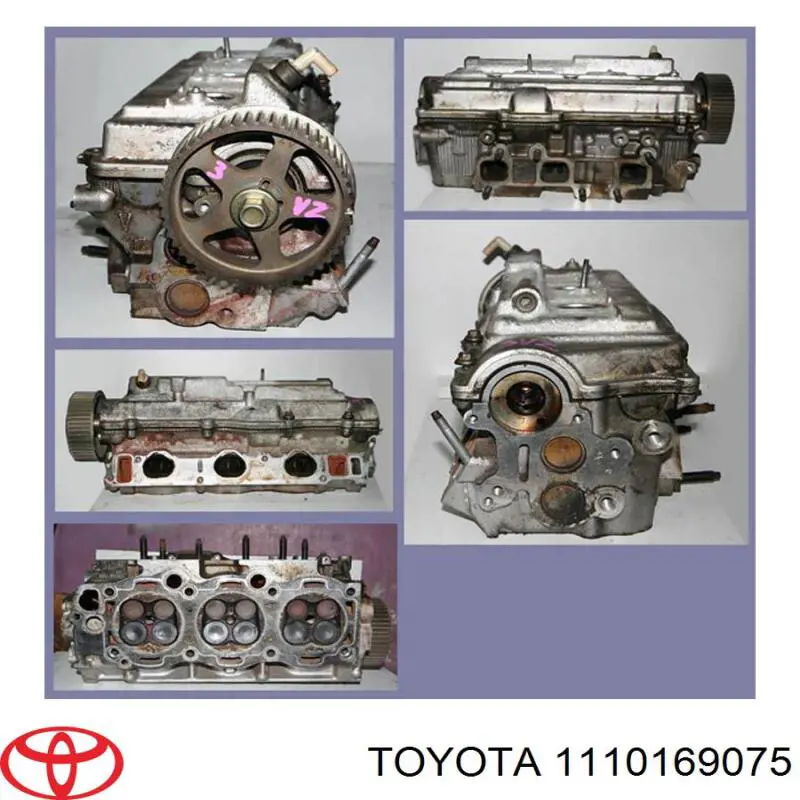 Головка блока цилиндров 1110169075 Toyota