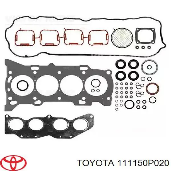 Купить 111150P020 Toyota Правая прокладка ГБЦ