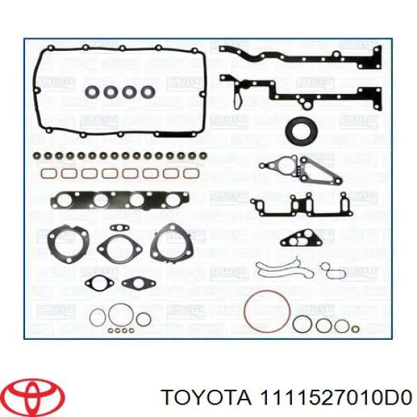 Прокладка ГБЦ Toyota 1111527011D0 цена, от 34.21 USD
