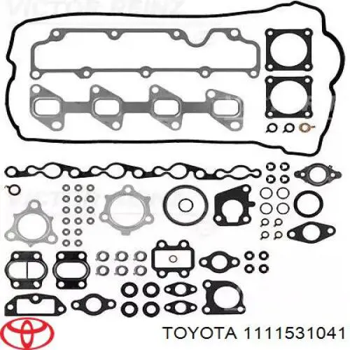 Прокладка головки блока цилиндров (ГБЦ), правая Toyota 1111531041 цена, от 32.00 USD