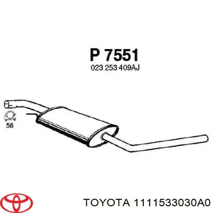 1111533030A0 Toyota