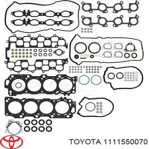 1111550070 Toyota прокладка головки блока цилиндров (гбц правая)