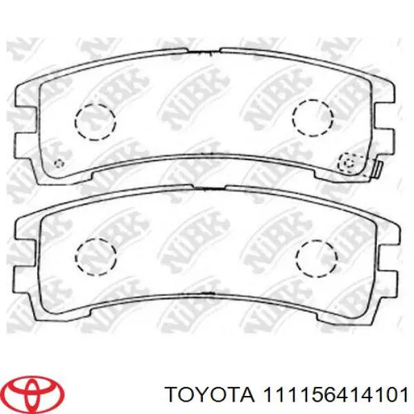 Купить 111156414101 Toyota Прокладка ГБЦ