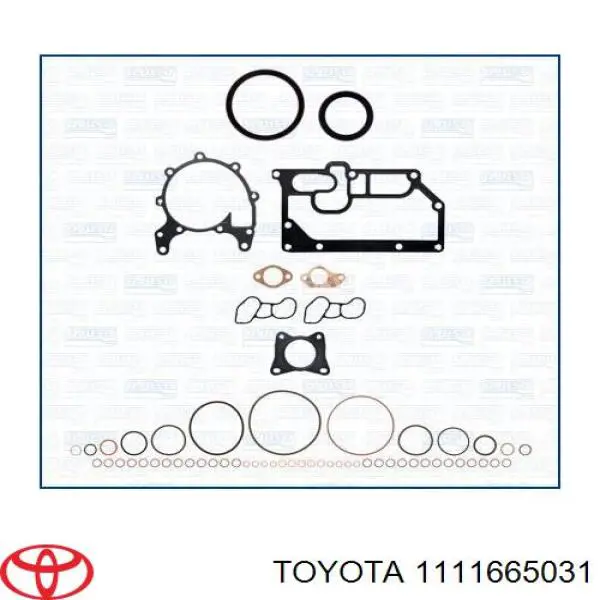 Прокладка головки блока цилиндров (ГБЦ) левая на Toyota 4 Runner N130