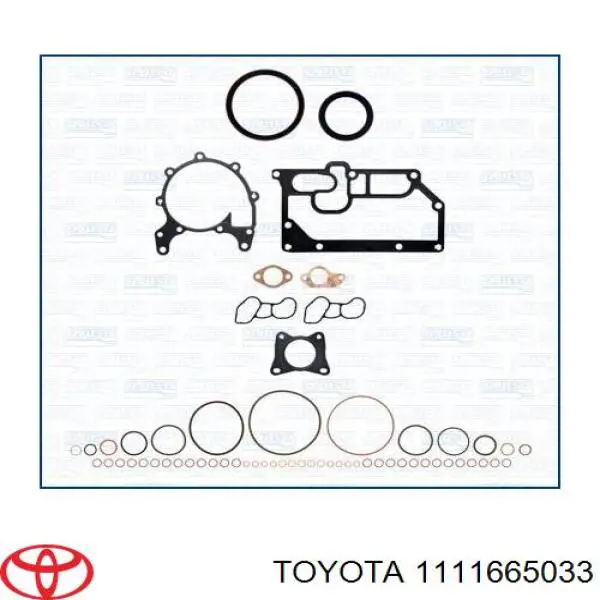 Прокладка головки блока цилиндров (ГБЦ) левая Toyota 1111665033