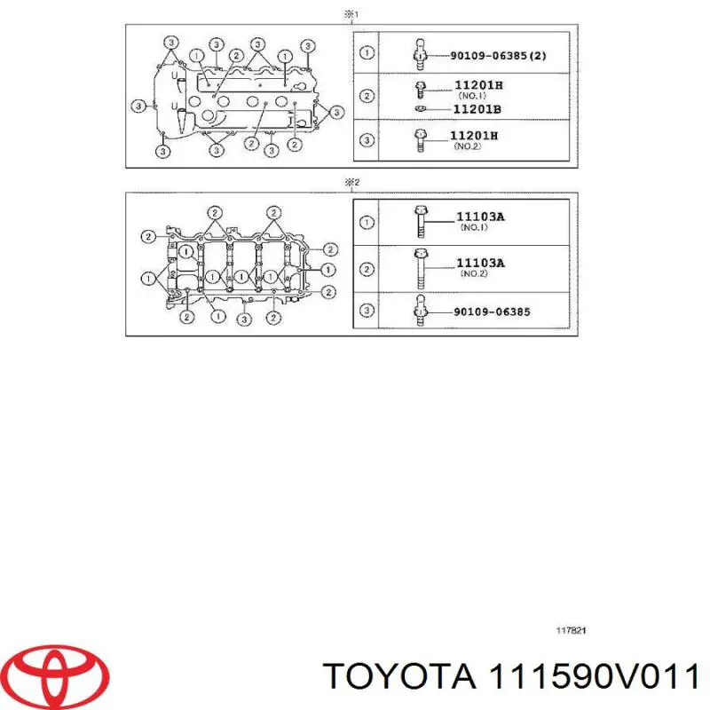  111590V011 Toyota