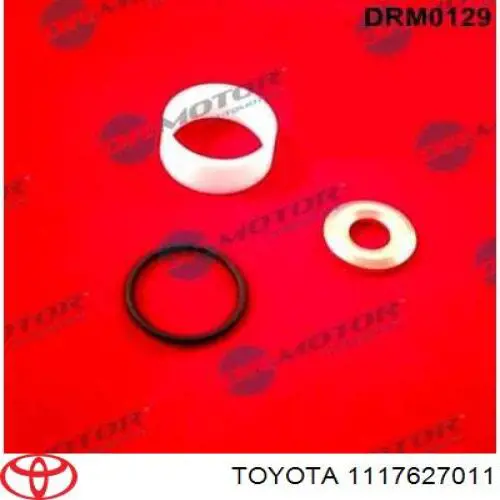 Кольцо (шайба) форсунки инжектора посадочное Toyota 1117627011