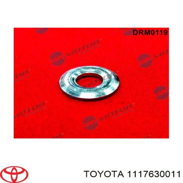 1117630011 Toyota кольцо (шайба форсунки инжектора посадочное)