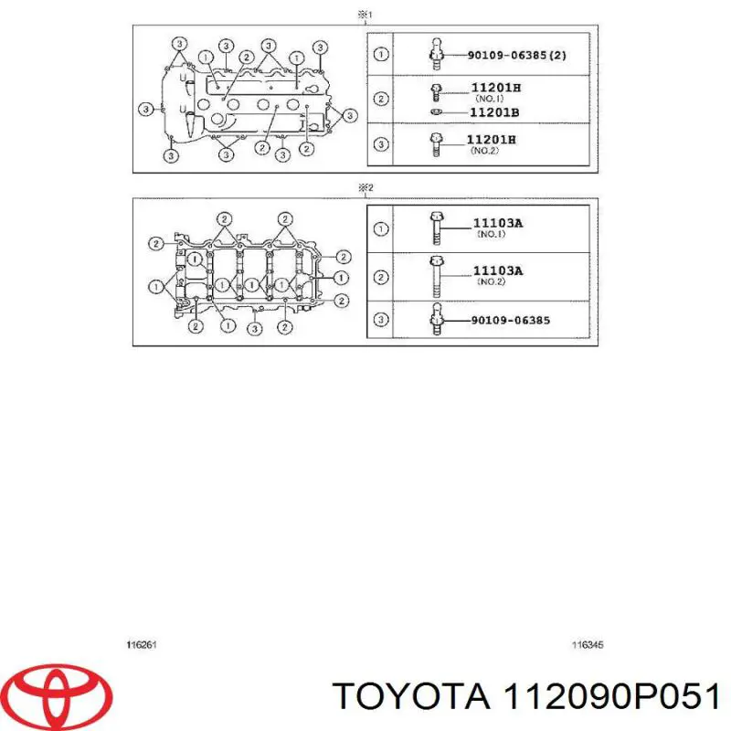  112090P051 Toyota