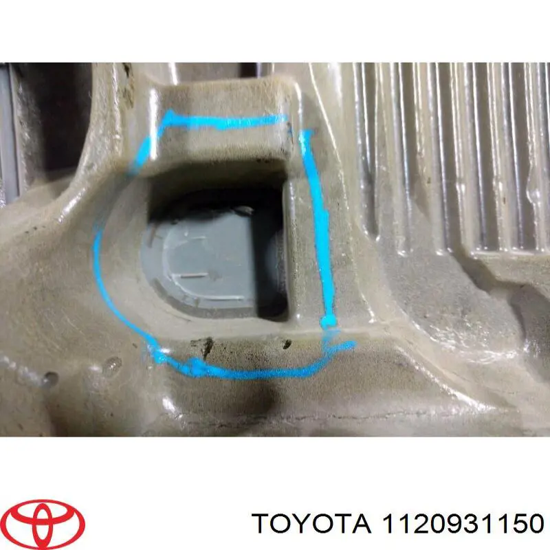 1120931150 Toyota tampa de motor decorativa