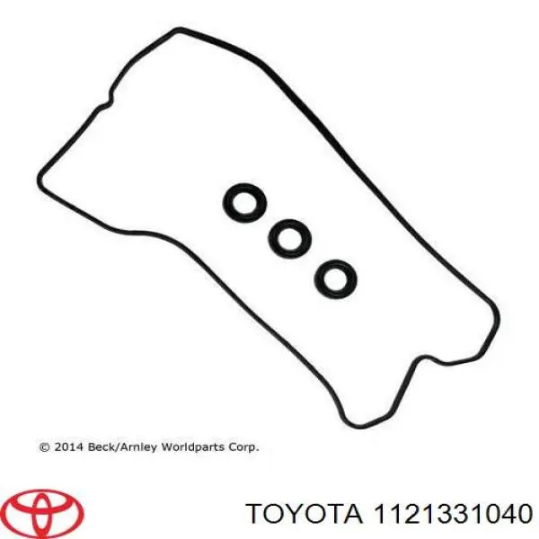 Junta, tapa de culata de cilindro derecha 1121331040 Toyota/Lexus