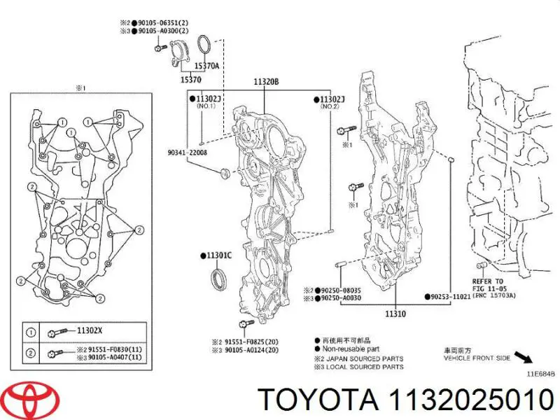 1132025010 Toyota 