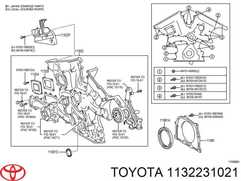 1132231021 Toyota 