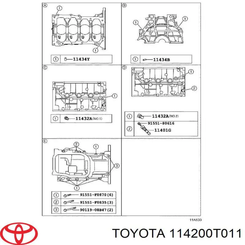  114200T011 Toyota