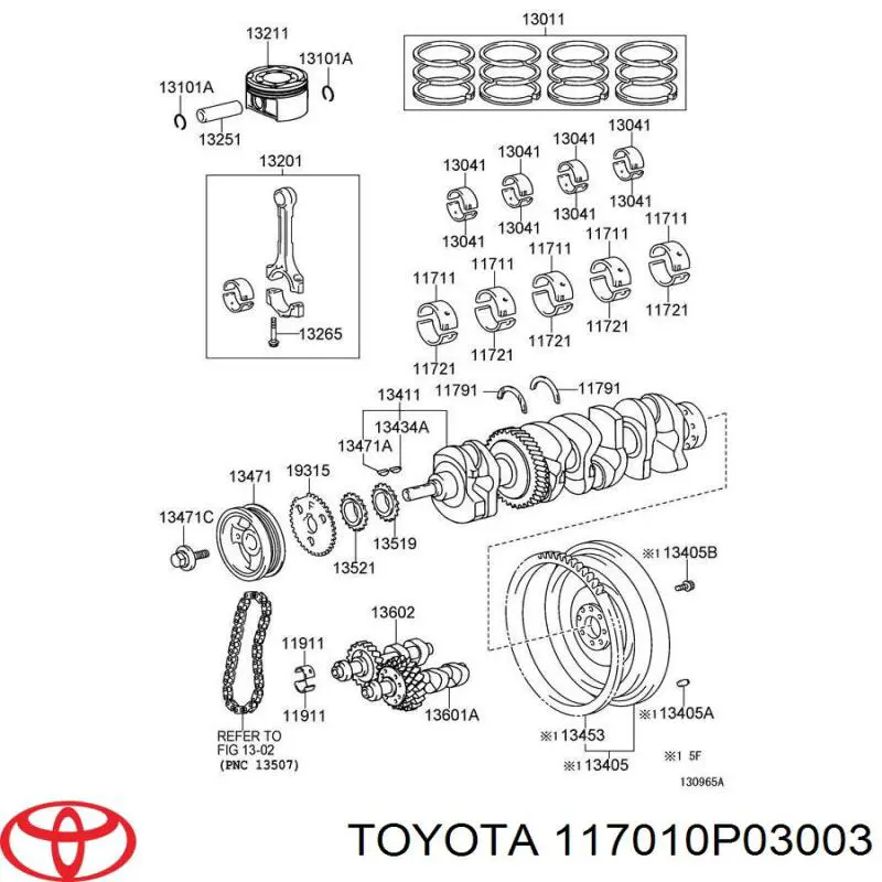 117010P03003 Toyota 